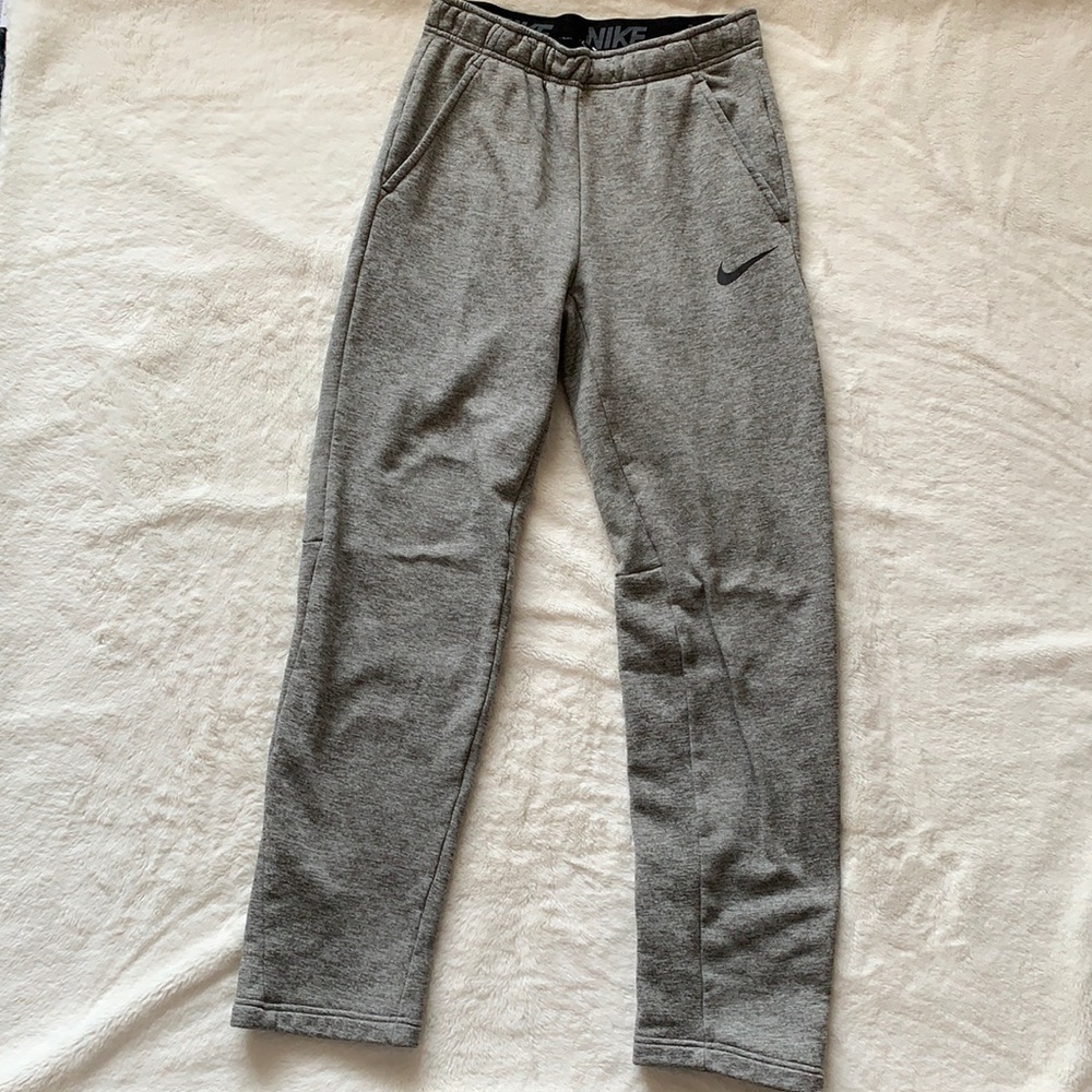 Nike Dri-Fit Mens Gray Workout Pants